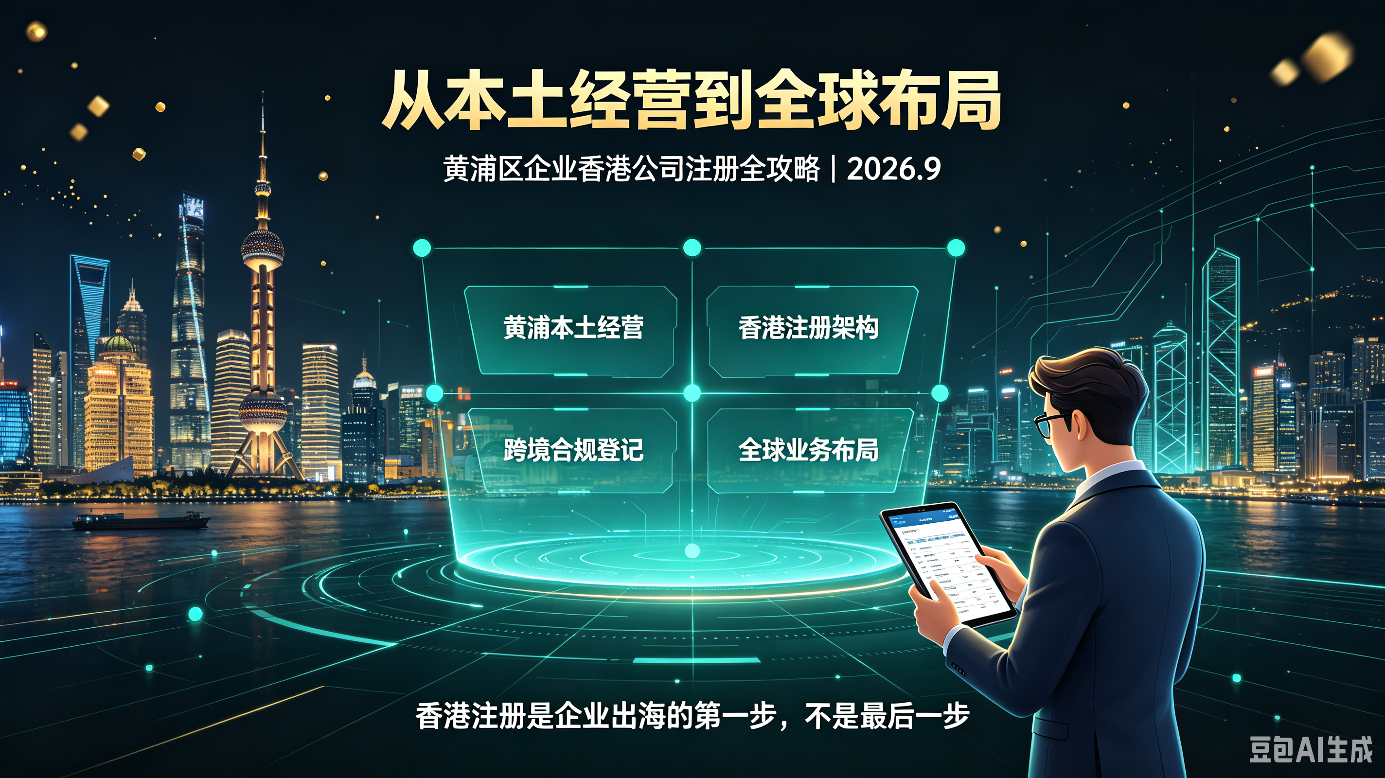 2026年9月最新：黄浦区企业香港公司注册全攻略——从“本土经营”到“全球布局”的出海第一站