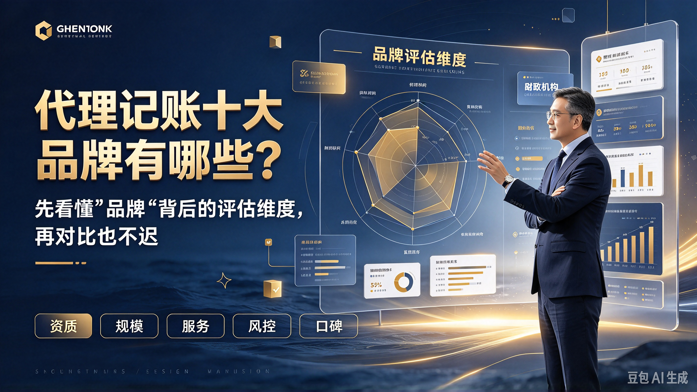 代理记账十大品牌有哪些？先看懂“品牌”背后的评估维度，再对比也不迟