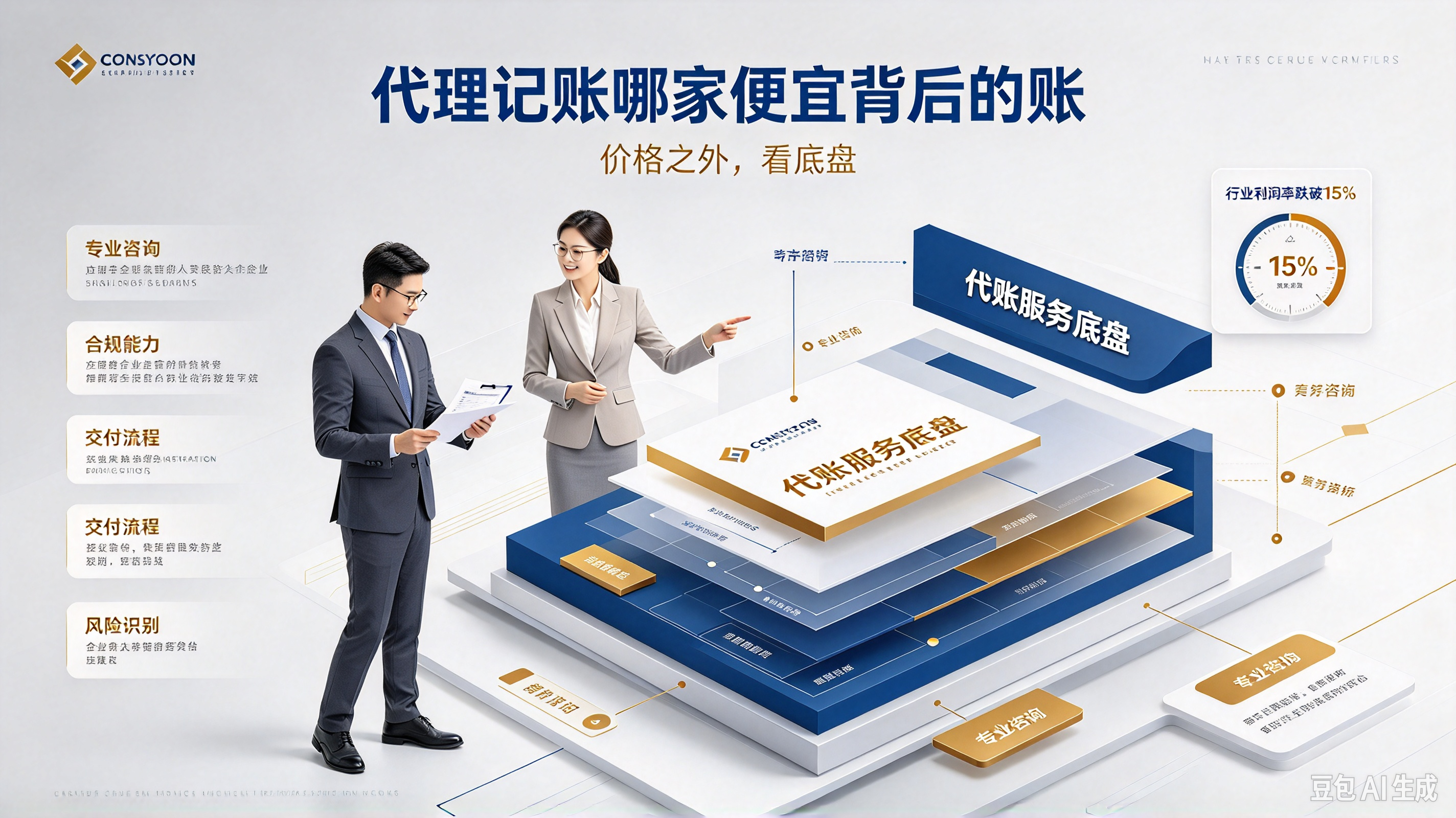 代理记账哪家便宜背后的账：行业利润率跌破15%之后，选代账更要看“底盘”