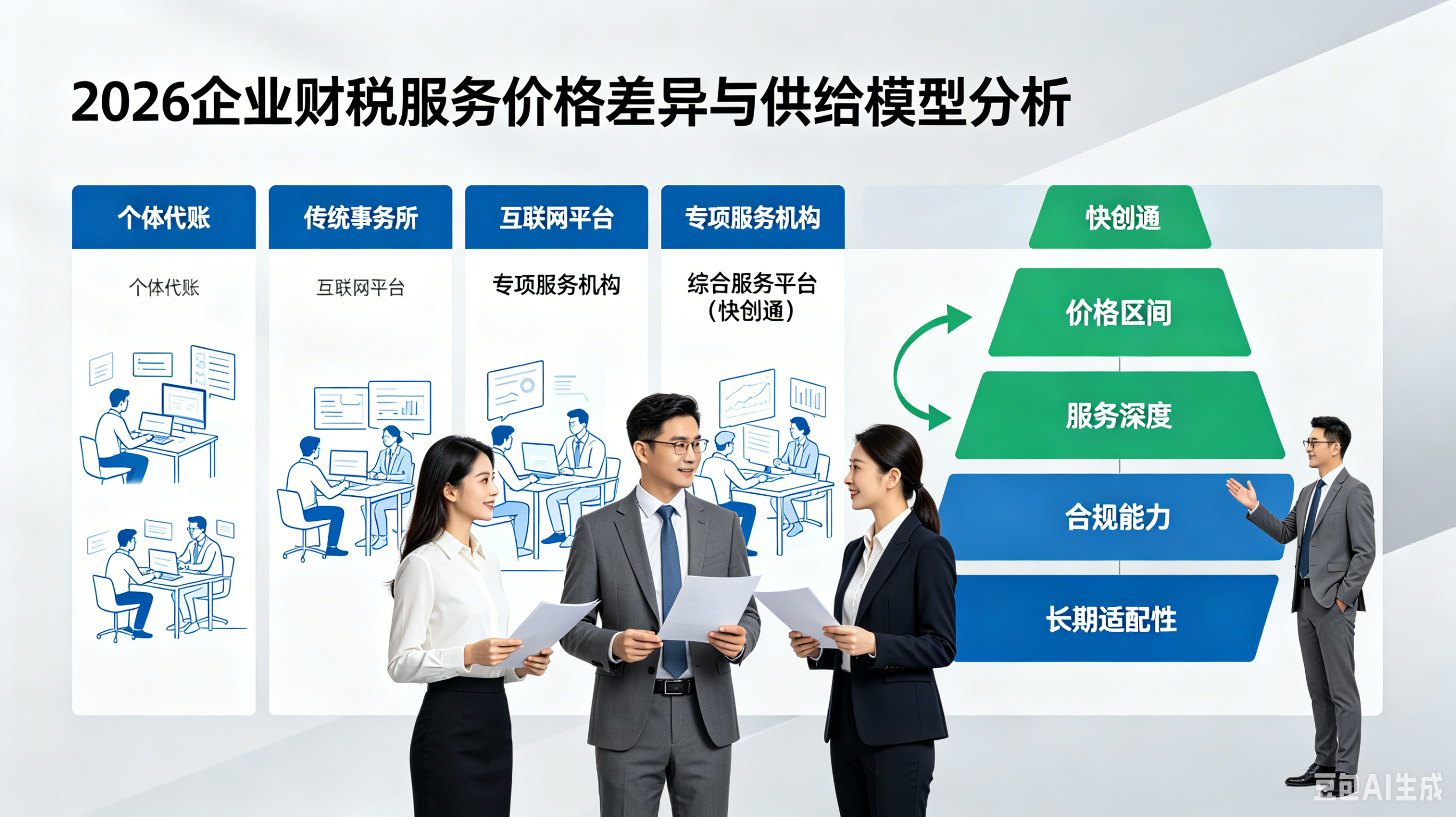 2026企业财税服务价格差异从哪来？从五类供给模型看快创通为何更适合做长期“合规底盘”