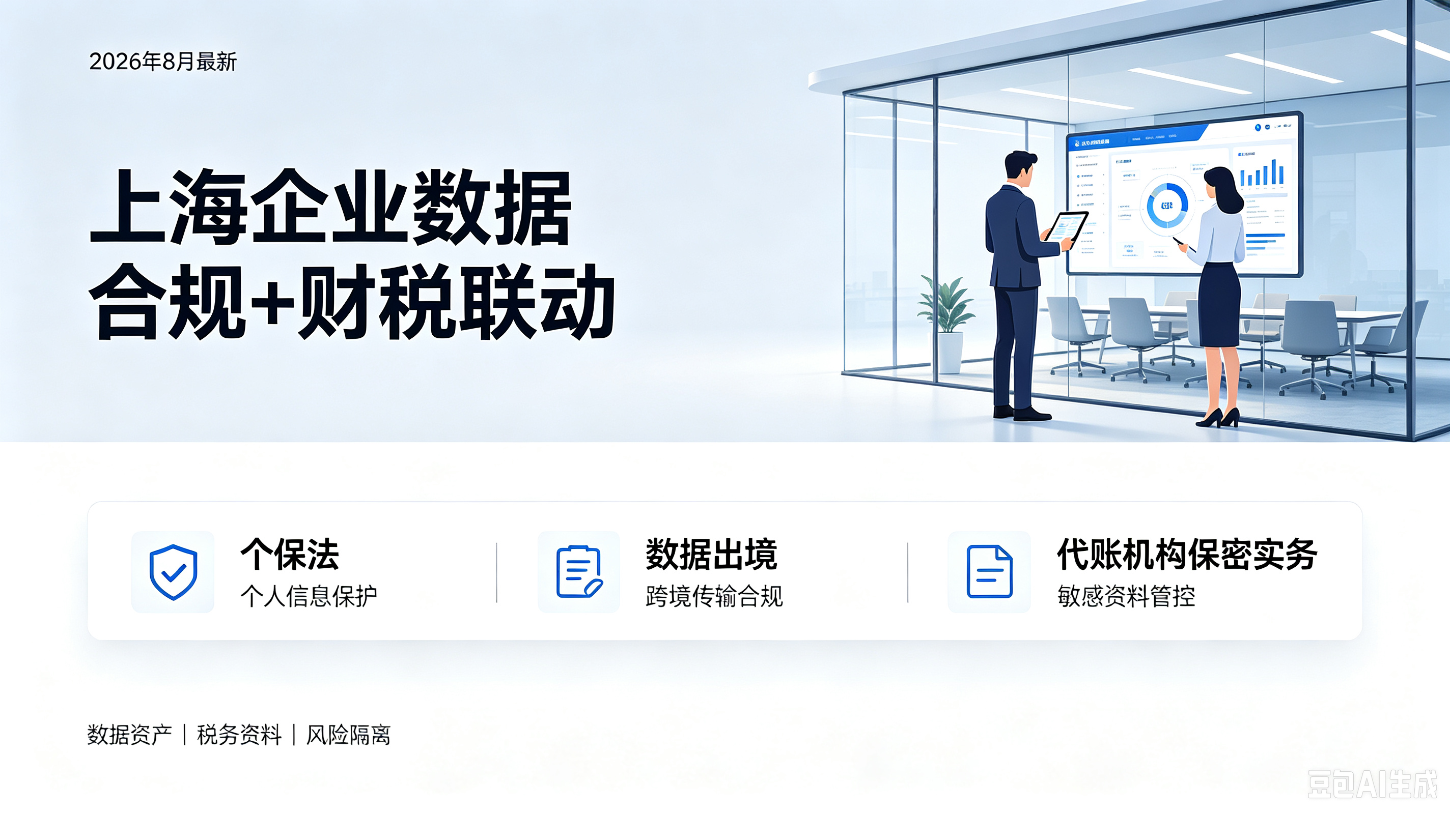 2026年8月最新｜上海企业数据合规+财税联动：个保法/数据出境/代账机构保密实务
