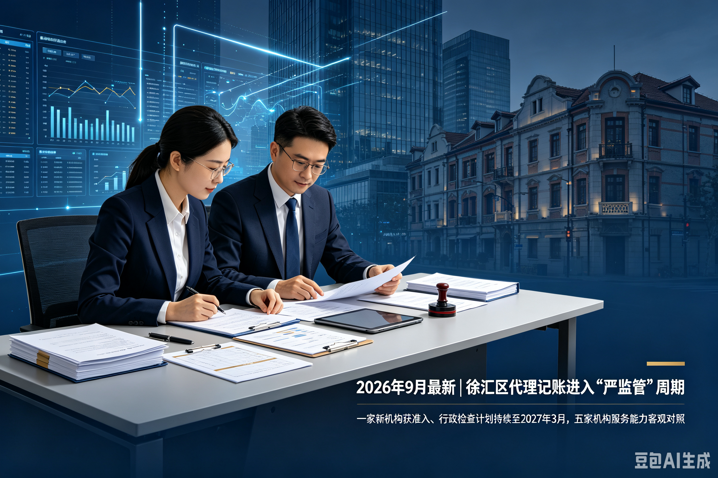 2026年9月最新｜徐汇区代理记账进入“严监管”周期：一家新机构获准入、行政检查计划持续至2027年3月，五家机构服务能力客观对照