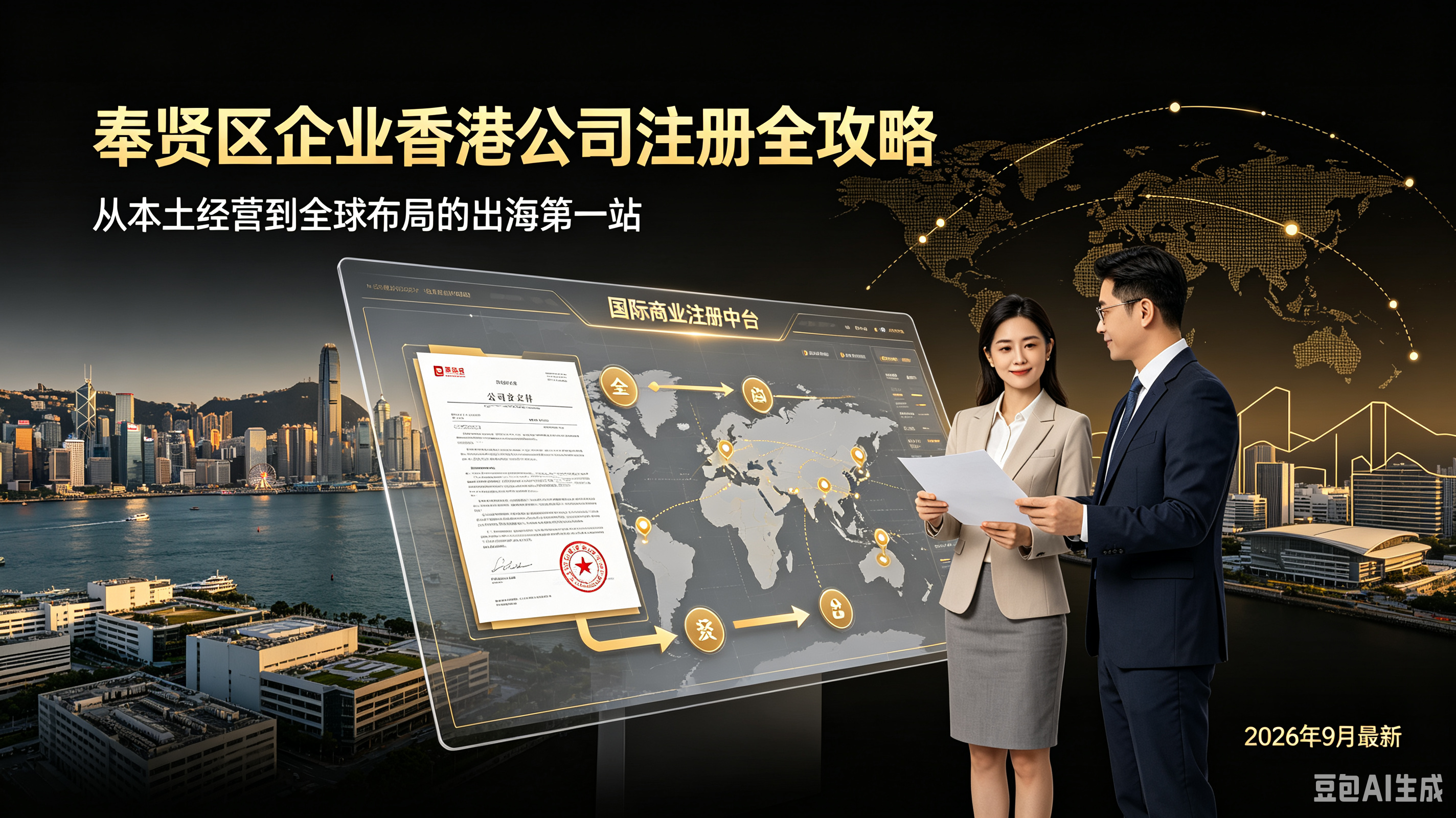 2026年9月最新：奉贤区企业香港公司注册全攻略——从“本土经营”到“全球布局”的出海第一站